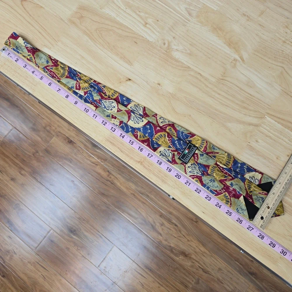 VTG Christian Dior 100% Silk Made in Italy Tie 57" Floral 1990s MADE IN‎ Italy - Picture 6 of 8